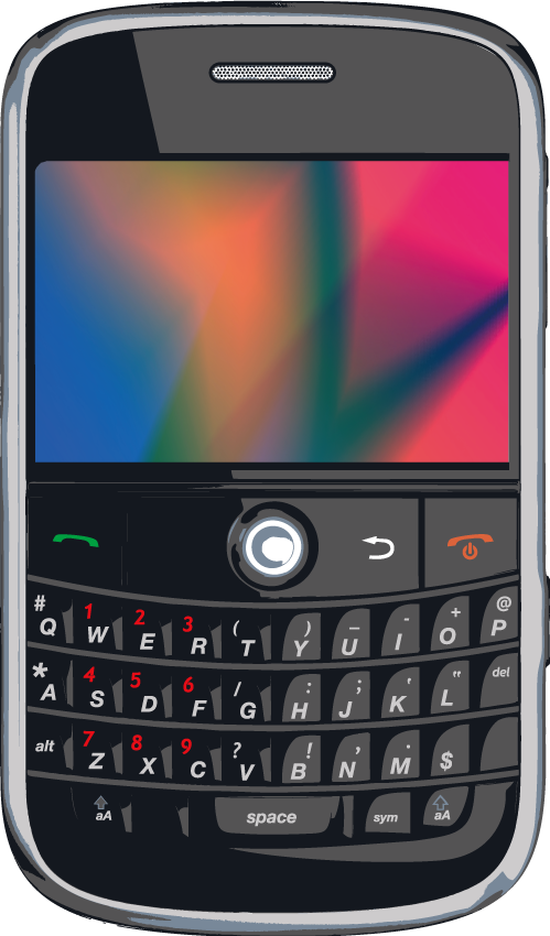 BlackBerry Bold 9900 model photo